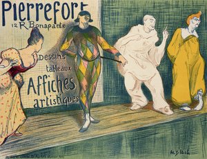 استنساخ ملصق إعلاني باسم "Pierrefort Artistic Posters" ، شارع بونابرت ، 1897